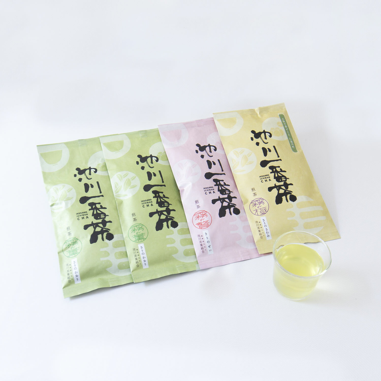 池川茶業組合の煎茶セット
