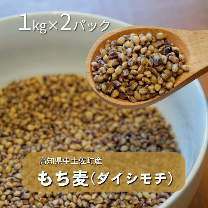 【ふるさと納税】もち麦（ダイシモチ）1.0kg×2パック