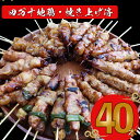 9位! 口コミ数「0件」評価「0」【たれ】四万十鶏の炭火やきとり 計40本 国産鶏 焼き鳥 焼鳥串 5種（せせり もも にんにくま ねぎま かわ 各1本）5本1袋 ×8パック･･･ 