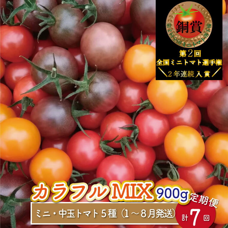【ふるさと納税】 カラフル トマト 5種 MIX フルティカ