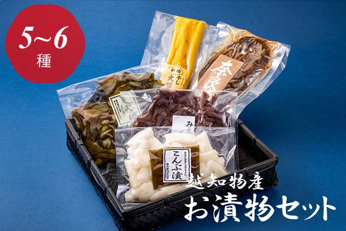 お漬物セット(5〜6種類) 漬物 つけもの お漬け物 詰め合わせ 食べ比べ ご飯のお供 おつまみ 高知県 越知町 送料無料