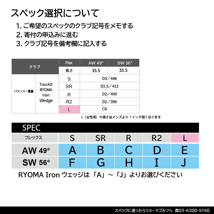 【ふるさと納税】リョーマアイアンウェッジ 「RYOMA Iron Wedge」 TourADシャフト リョーマゴルフ ゴルフクラブ