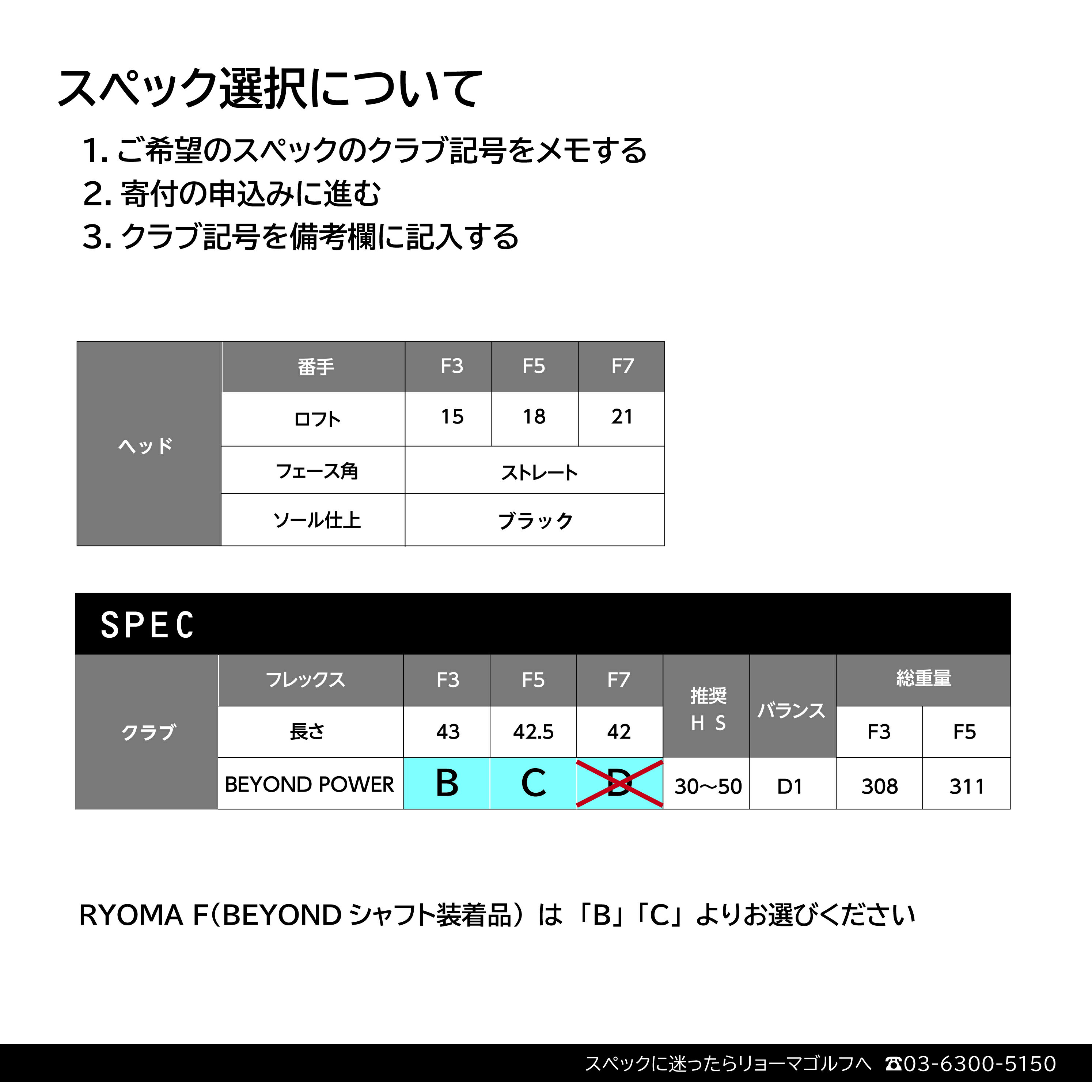 【ふるさと納税】リョーマ フェアウェイウッド 「RYOMA F」 ビヨンドパワーシャフト リョーマ GOLF ゴルフクラブ