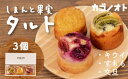 【ふるさと納税】【しまんと果実/ギフト用】タルト(3個入:キウイ・すもも・文旦)カゴノオト/Ikg-A94
