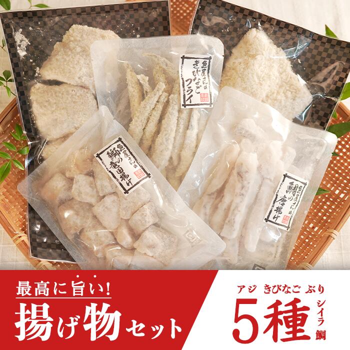 土佐大月海産　揚げ物セット　5種