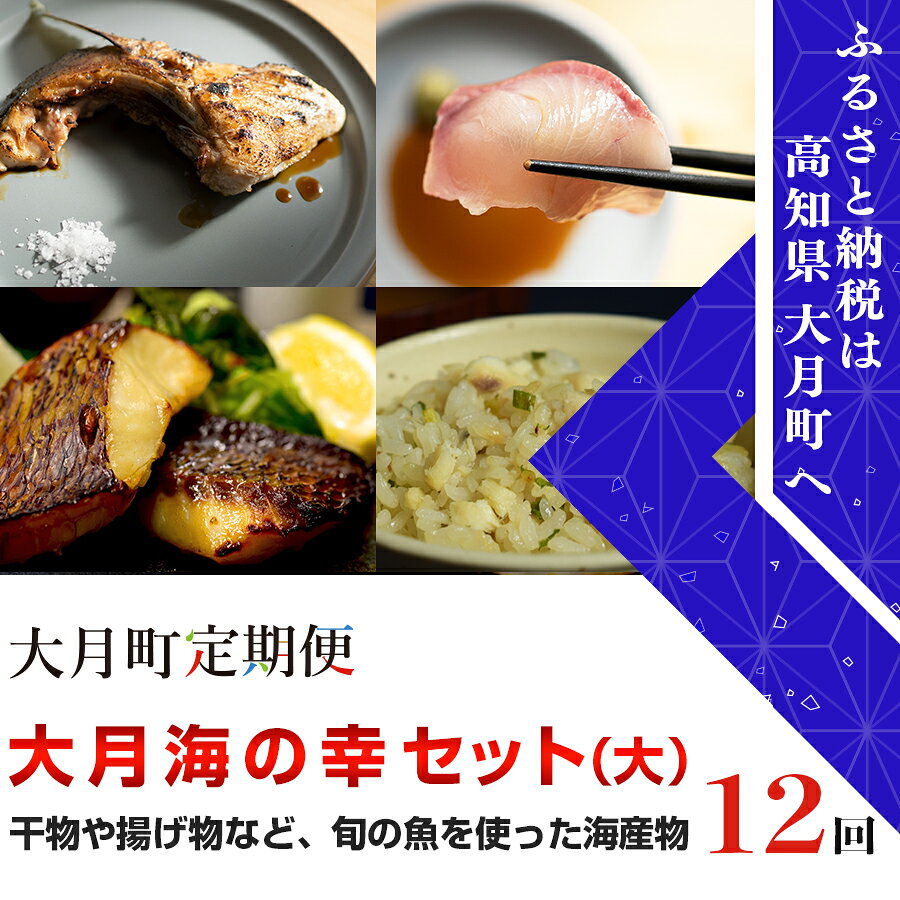 【ふるさと納税】【定期便】大月海の幸セット（大) 計12回のサムネイル