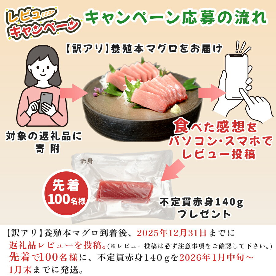 【ふるさと納税】【訳アリ】養殖本マグロ 大トロ 140g 黒潮本まぐろ【レビューキャンペーン実施中】｜不定貫 不揃い 刺身用 家庭用 最優秀賞受賞 日本一 配達日指定可 指定日配送可 本まぐろ まぐろ 鮪 小分け 個包装 丼 寿司 柵 急速冷凍 解凍簡単 産地直送 高知県 大月町