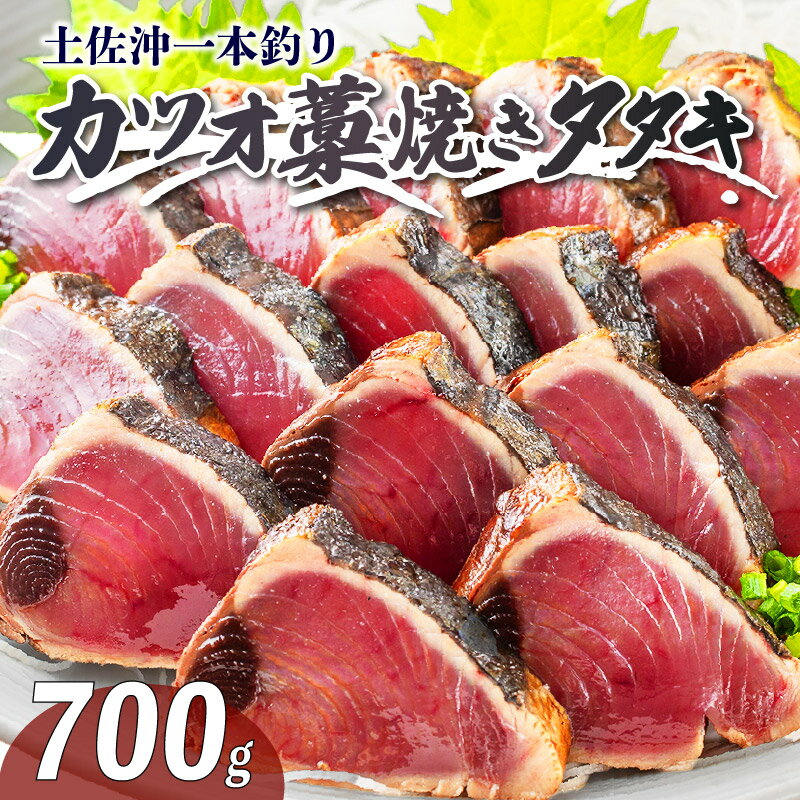 土佐沖 一本釣り 鰹 藁焼き たたき 700g 食べきり サイズ ご家庭用 100g×7個 かつお かつおのたたき わら焼き 鰹のたたき 魚 魚介類 海鮮 刺身 刺し身 本場 ふるさと納税鰹のたたき ふるさと納税かつお [0987]