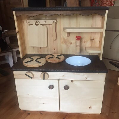 【ふるさと納税】 おままごと キッチン カントリー調 木製玩具 おもちゃ 玩具 木製 台所 木 自然 木材 木のおもちゃ セット ギフト 贈答用 プレゼント お...