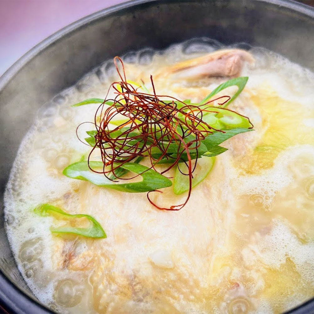 お家で本格 韓国料理! 参鶏湯（サムゲタン）とキンパの贅沢セット 4種類 参鶏湯 キンパ 自家製ブレンドソルト 特製キンパ チーズキンパ 計1610g ご飯 ごはん 惣菜 料理 冷凍 送料無料