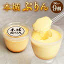【ふるさと納税】【配達指定日必須】本城 ぷりん 90g×9個 プリン スイーツ お菓子 洋菓子 こだわり 卵黄のみ使用 バニラビーンズ 濃厚 なめらか 冷蔵 国...