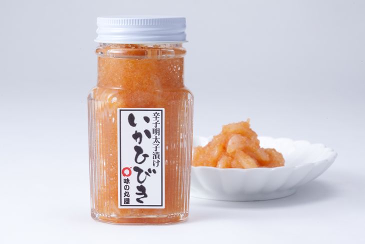 【ふるさと納税】味の丸屋 天然だし 無着色 辛子明太子 220g & いかひびき 2本 めんたいこ 明太子漬け 昆布出汁 真子冷蔵 送料無料