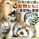 【ふるさと納税】＜寄贈型＞ 到津の森公園の動物たちに地元農産物を寄贈 旬 野菜 農産物 10kg程度 動物 えさ ご飯 支援 食品ロス 到津の森公園 福岡県 北九州市