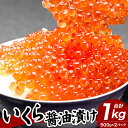 【ふるさと納税】イクラ 醤油漬け 500g×2箱 鱒いくら 