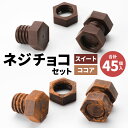 【ふるさと納税】ネジチョコ セット 2種類 スイート ココア 合計45個入(15個入×2 5個入×3) チョコレート お菓子 スイーツ ネジ ボルト ナット 工具 おもしろチョコ DIY バレンタイン 送料無料