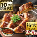 【ふるさと納税】選べる 九州産 うなぎ 蒲焼 特大 ( 1尾あたり220〜235g )2尾/3尾/4尾/5尾 たれ・山椒付き 鰻 ウナギ 蒲焼き 大きい 冷凍 ...