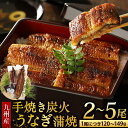 【ふるさと納税】選べる 九州産 手焼き炭火 うなぎ 蒲焼 (1尾あたり120〜149g) 2尾／3尾／4尾／5尾 たれ・山椒付き 鰻 蒲焼き 土用の丑..