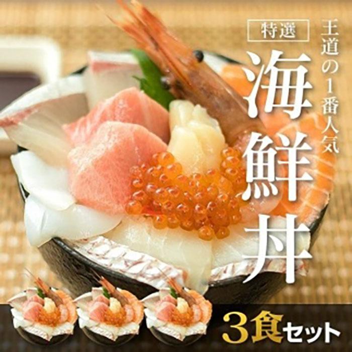 【ふるさと納税】福岡市グルメ糸島海鮮堂の8種の海鮮丼3食セッ