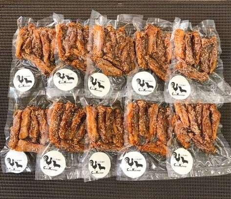 【ふるさと納税】［福岡市発］冷たいからあげ特製甘辛味100g×10個セット | 福岡県 福岡市 福岡 九州 返..