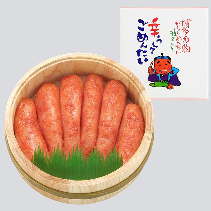 【ふるさと納税】【ギフト用】博多名物 無着色辛子明太子300g木樽入り | 緊急支援
