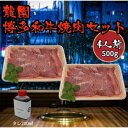 【ふるさと納税】龍園 博多和牛焼肉セット4人前(500g) | 肉 お肉 にく 食品 福岡県産 人気 おすすめ 送料無料 ギフト