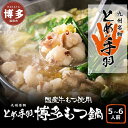 【ふるさと納税】九州名物とめ手羽 博多もつ鍋セット 九州しょうゆ味 5-6人前【冷凍配送】 | 福岡県 福岡市 福岡 九州 楽天ふるさと 納税 返礼品 返礼 支...