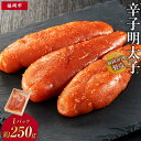 【ふるさと納税】辛子明太子 福岡市内製造 1パック約250g | 魚卵 魚介類 水産 食品 人気 おすすめ 送料無料