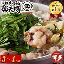 【ふるさと納税】【元祖もつ鍋楽天地】924万人が食べた元祖もつ鍋3〜4人用牛もつ600g(醤油味) | 福岡県 福岡市 もつ鍋 もつなべ もつ鍋セット 鍋 なべ...