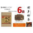 【ふるさと納税】博多棒茶6袋セット