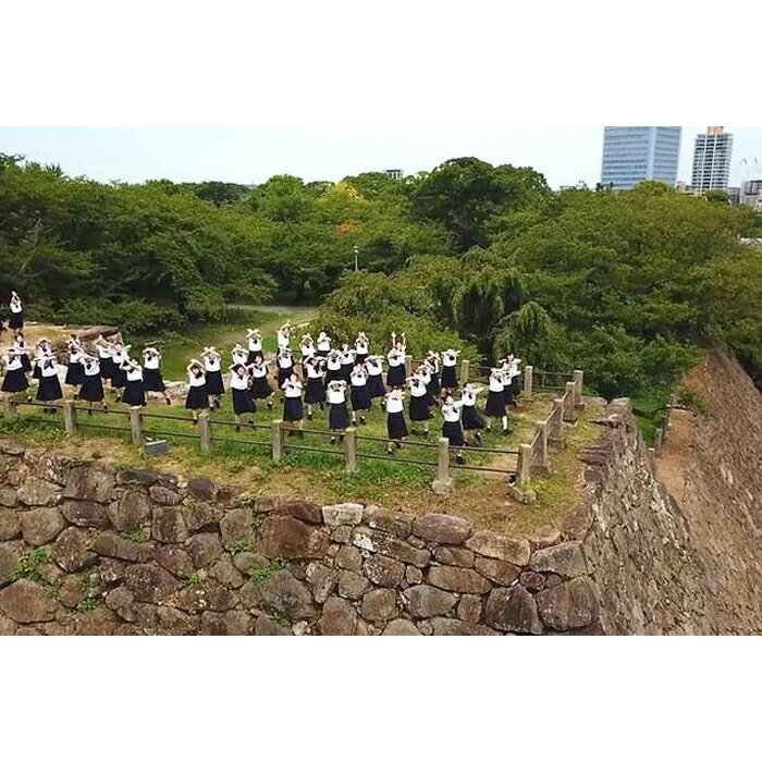 【ふるさと納税】福岡城跡ドローン記念動画撮影（50名