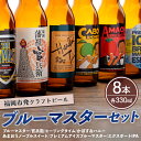 【ふるさと納税】福岡市発クラフトビール ブルーマスター 8本セット【伊豆諸島（うち式根島 利島 御蔵島 青ヶ島）および小笠原村（小笠原諸島）配送不可】 福岡県 福岡市 福岡 九州 楽天ふるさと 納税 返礼品 返礼 支援 お酒 酒 アルコール飲料 ビール クラフトビール