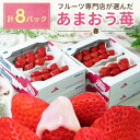 【ふるさと納税】【2026年発送先行予約】酸味と甘みの絶妙なバランス・春あまおう8パック(大牟田市)【配送不可地域:離島・北海道・沖縄県】【1226671】