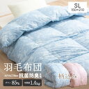 【ふるさと納税】羽毛掛布団 シングル 羽毛量1.4kg 色、柄おまかせ【1282781】