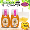 【ふるさと納税】みつばちの雫 国産れんげ蜜 300g×2【1496814】