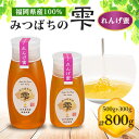 【ふるさと納税】みつばちの雫 国産れんげ蜜 500g+300g【1496815】