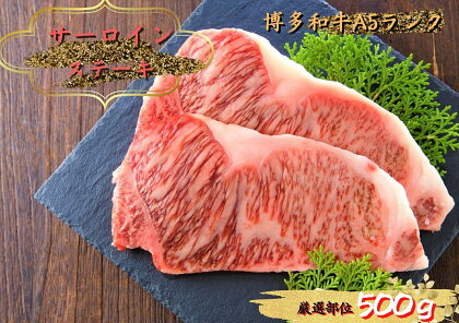 博多和牛サーロインステーキセット　500g（250g×2枚）