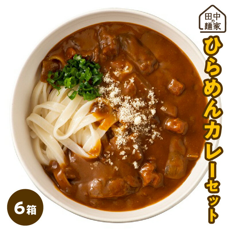 田中の麺家ひらめんカレーセット6箱