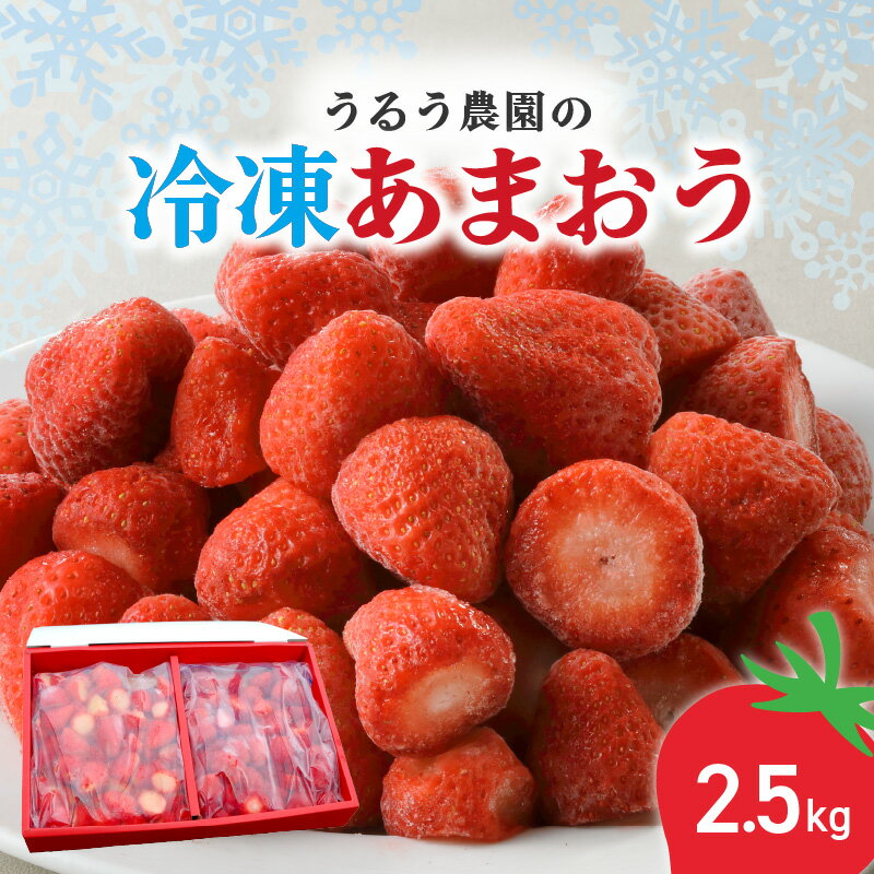 [2月よりお届け]冷凍 あまおう 2.5kg 果物 フルーツ 福岡県 久留米市 送料無料