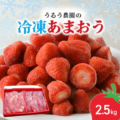 価格改定 【2月よりお届け】冷凍 あまおう 2.5kg 果物 フルーツ 福岡県 久留米市 送料無料