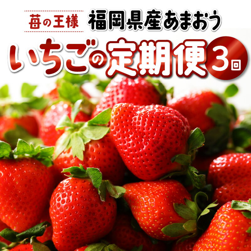 【ふるさと納税】価格改定 いちご 先行予約 定期便 3回 あまおう 約280g × 2パック 2024年2月より順次発送 食べごたえのある大きさ おいしい果汁 たくさんの栄養素 風邪予防 健康 アンチエイジング 美容 福岡県産 果物 フルーツ スイーツ 久留米市 お取り寄せ 送料無料