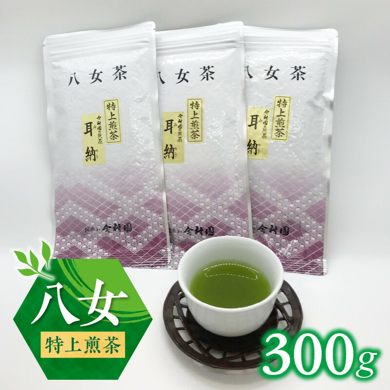 【ふるさと納税】八女特上煎茶300g 1