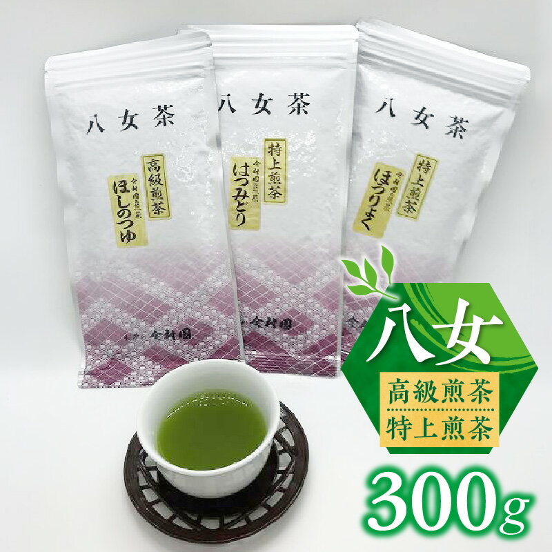 価格改定 八女高級煎茶・特上煎茶 300g