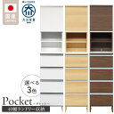 【ふるさと納税】ランドリー収納 ポケット 40 HI 大川家具 選べる カラー ホワイト つや有 ナチュラル ウォールナット 収納 お手入れ 簡単 機能性抜群 ...
