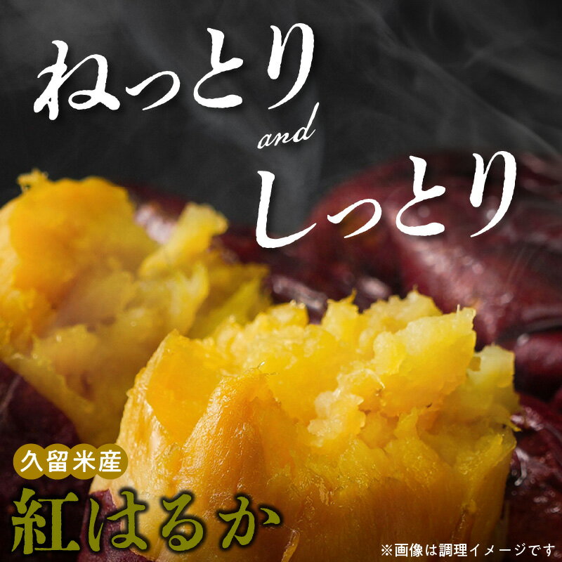 【ふるさと納税】さつまいも 久留米市産 長期熟成 紅はるか 10kg M ～ 2L サイズ 土付き 栽培期間中農薬不使用 熟成 甘い 美味しい おやつ スイーツ 常温発送 国産 九州 福岡県 久留米市 お取り寄せ お取り寄せグルメ 送料無料