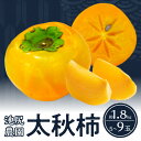 【ふるさと納税】【2025年10月発送】柿 甘柿 太秋柿 5玉 〜 9玉 約 1.8kg 種が少ない シャキシャキ 食感 さっぱり 果肉 なめらか 多汁 高糖度...