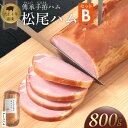 【ふるさと納税】松尾ハム セット B ロースハム 1本 800g グルメ ハム 加工品 豚肉 朝食 サンドイッチ おつまみ おかず サラダ トースト ご飯のお供 お中元 お取り寄せ お取り寄せグルメ ギフト 福岡県 久留米市 送料無料