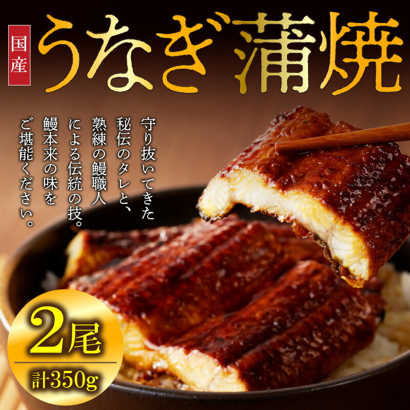 【ふるさと納税】秘伝のタレに4度付け！ 選び抜かれた 新鮮 九州産 うなぎ 2尾 計約350g 国産 蒲焼 お土産 お祝い 昭和47年創業 魚国 秘伝のタレ 電子レンジ フライパン うなぎ巻き ひつまぶし お取り寄せ 福岡県 久留米市 送料無料