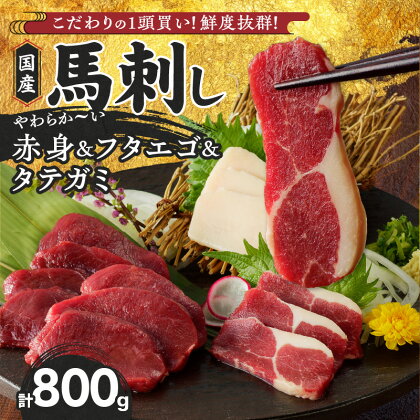 価格改定 馬刺し 800g フタエゴ タテガミ 国産 福岡県産 生食用 赤身 真空包装 タレ付き 肉 馬肉 ブロック たれあまくち 冷凍配送 ヘルシー 送料無料