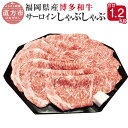 【ふるさと納税】博多和牛 サーロイン しゃぶしゃぶ 300g 4パック 合計1.2kg 福岡県産 九州産 国産 小分け 薄切り肉 和牛 牛肉 肉 冷凍 送料無料