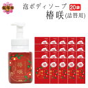 【ふるさと納税】泡ボディソープ 椿咲 詰替用 480ml×20袋 【B8-014】
